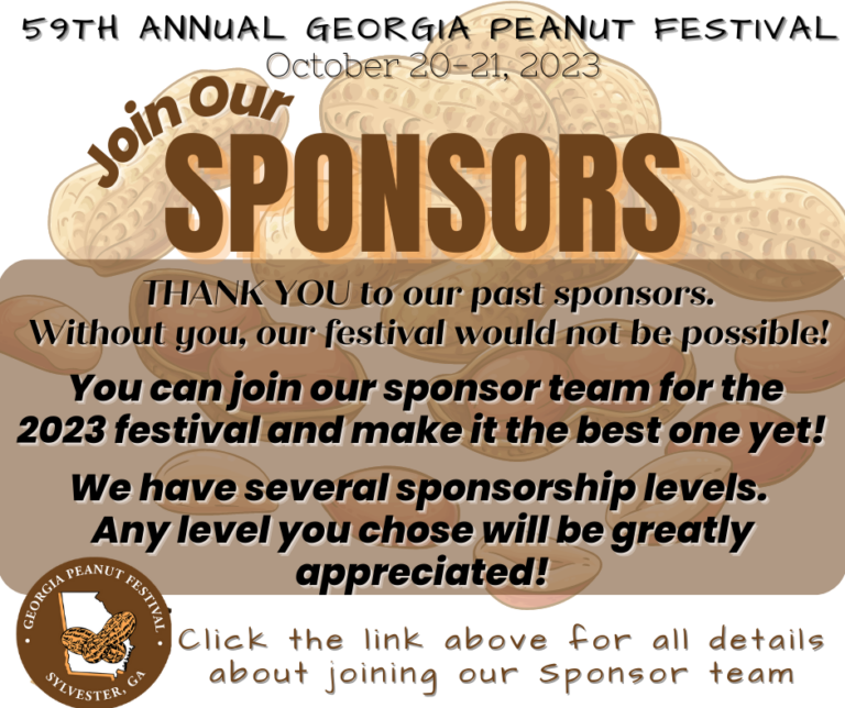 a Sponsor of the 59th Annual Peanut Festival GA Peanut